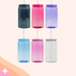 16OZ TRANSPARENT COLOURED ACRYLIC CAN & PLASTIC LID